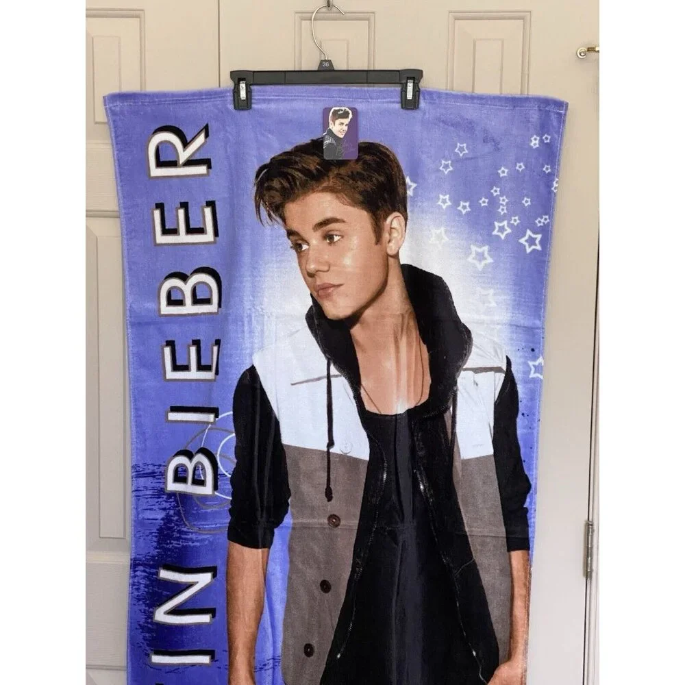 Justin Bieber 2013 Beach Towel Brand New with Tags